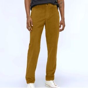 Everlane Uniform Men’s The Straight Fit Corduroy Pant Tapenade 33x32 Stretch